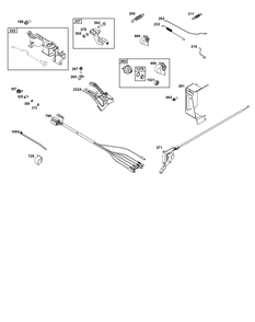 Controls Group Diagram and Parts List for 386447-0430-B5 200000 - 399999 Briggs and Stratton Engine